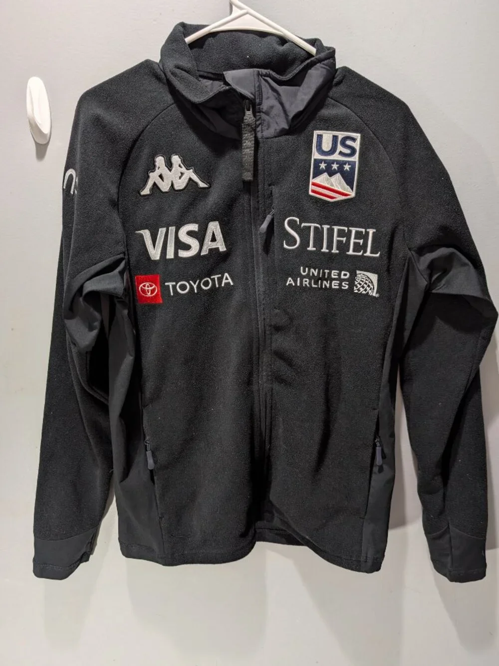 Team Issued Kappa US Ski Team Torino Fleece Jacket L